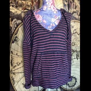 “Soft Joie” evita striped hoodie. Size S